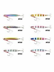 Fujin Metal Cast 40gr Shore Jig Metal Yem MT05 Yellow Chart