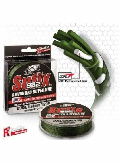 Sufix 832 Advanced 120mt İp Misina Low Vis Green