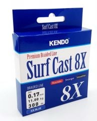 Kendo Surf Cast 8X Fighting 300 mt Örgü İp Misina ( Ice Blue)