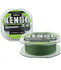 Kendo Dyneema 4 250Mt Örgü İp Misina (Green) 0.16mm