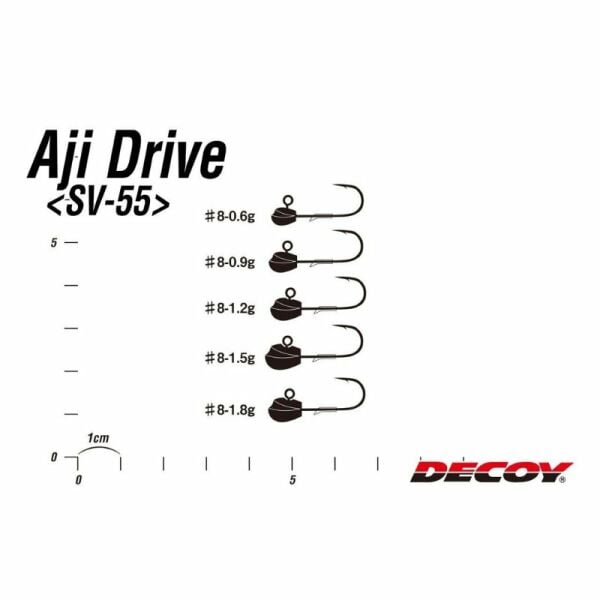 Decoy SV-55 Aji Drive Jighead