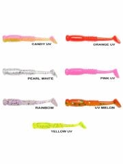 Ryuji Rock Tail 4cm Kokulu Silikon Yem (12 adet)
