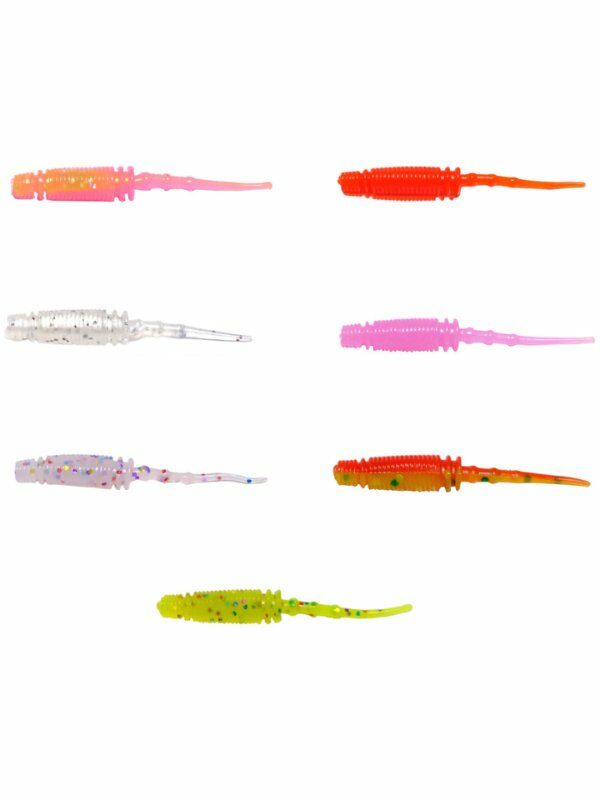 Ryuji Rock Worm 4cm Kokulu Silikon Yem (12 adet)