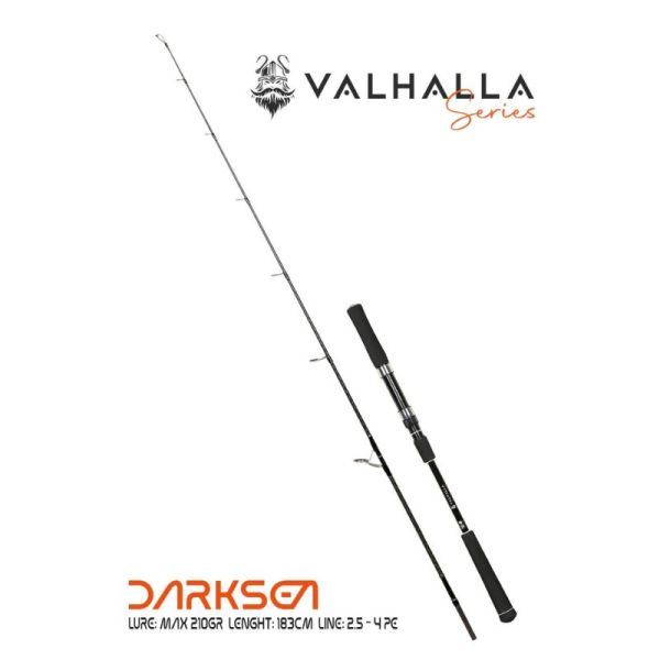 Fujin Valhalla Darksea 183cm 210gr Speed Jig Live Bait Kamışı